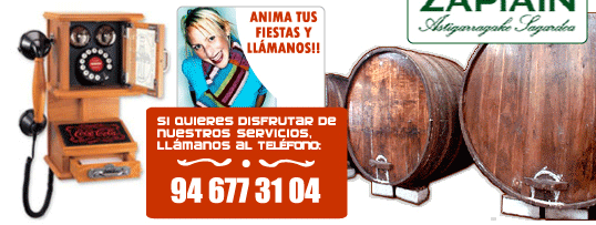  Anima tus fiestas y llámanos!! - Si quieres disfrutar de nuestros servicios, llámanos al teléfono: 94 677 31 04